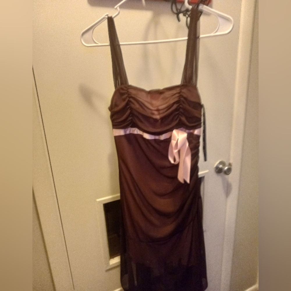 OXOXO brown Formal dress, size M